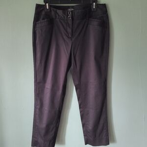 WHBM Slim Ankle Pants Size 8 Black